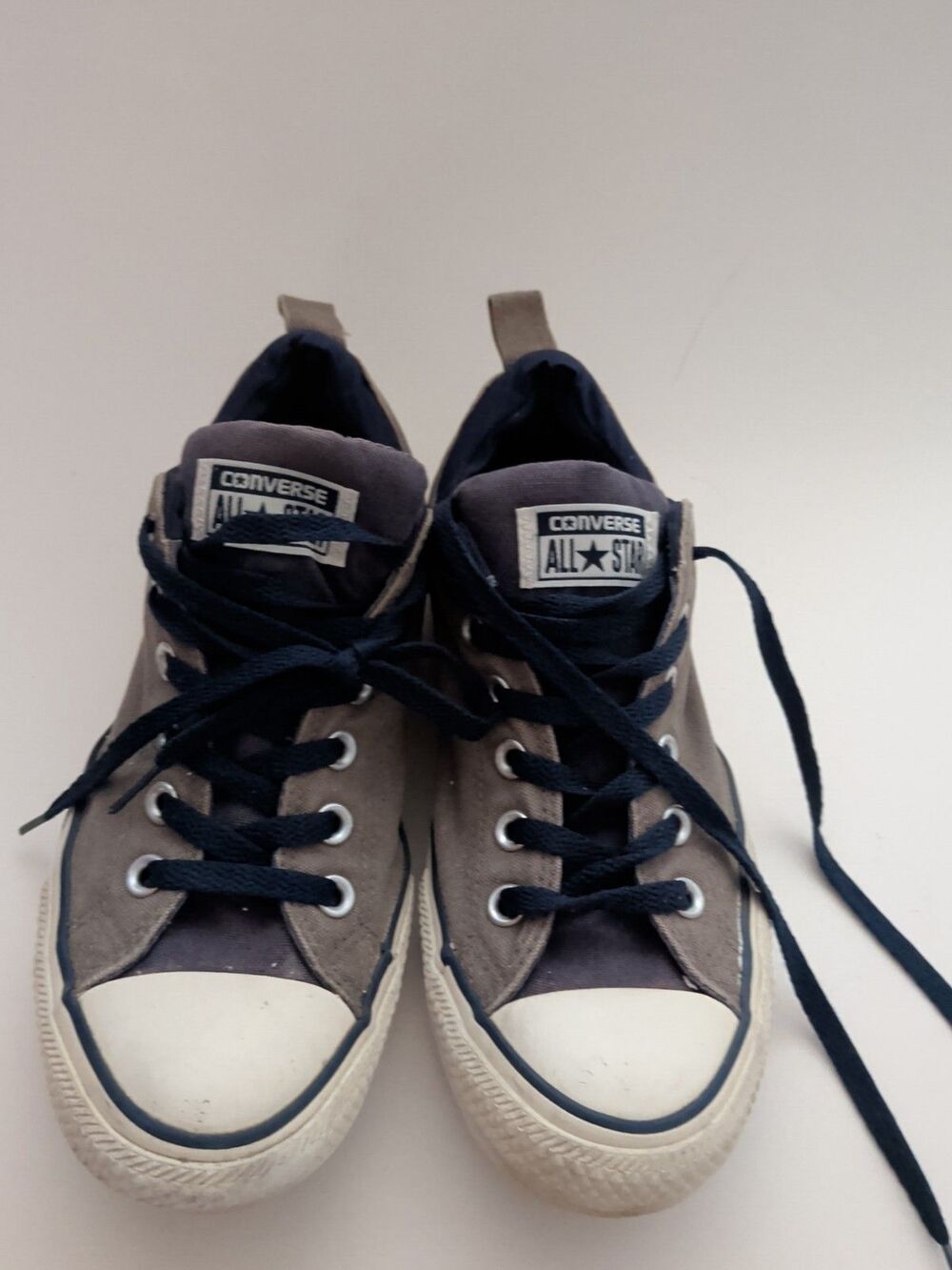 Converse All Star Chuck Taylor Sneakers Shoes Women's Size 10 Gray White